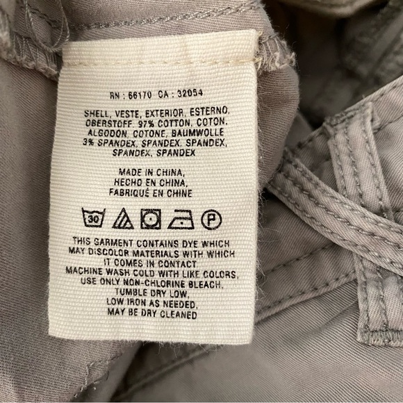 Anthropologie hei hei Grey Ankle Chino Pants - Picture 12 of 13